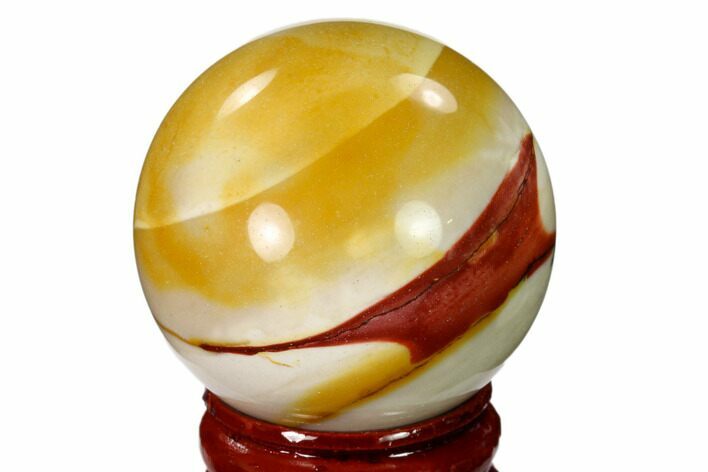 Polished Mookaite Jasper Sphere - Australia #150264